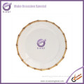 18167 Juliska Classic Bamboo Round Charger Plate Natural wedding decoration charger plate